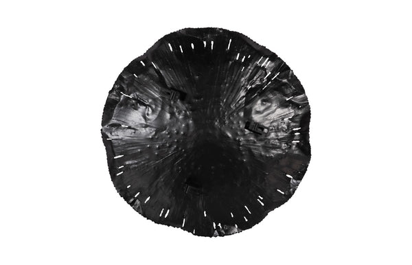 Phillips Collection Lotus Large Metal Wall Art - Hand-crafted Copper Beauty With Textured Black Highlights For Home Decor Brown,Black Metal Th96157