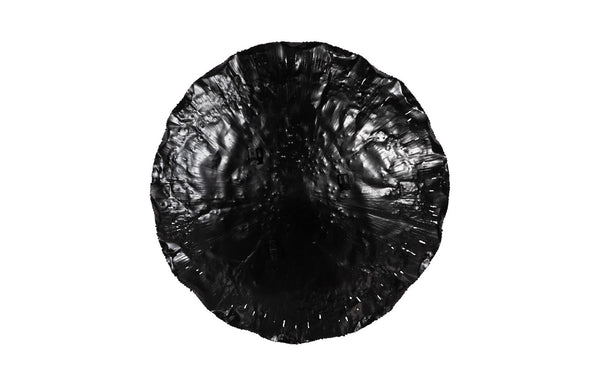 Phillips Collection Lotus Large Metal Wall Art - Hand-crafted Copper Beauty With Textured Black Highlights For Home Decor Brown,Black Metal Th96158