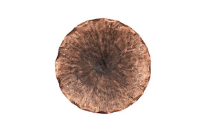 Phillips Collection Lotus Large Metal Wall Art - Hand-crafted Copper Beauty With Textured Black Highlights For Home Decor Brown,Black Metal Th96158