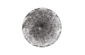 Phillips Collection Lotus Wall Art Sculpture - Hand-Cut Metal Leaf Design for Modern Organic Home Décor Display Silver/Black, LG TH96161