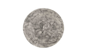 Phillips Collection Drum Accent Stool – Versatile Decorative Pedestal with Modern-Organic Appeal for Any Room Decor Mango Wood, Gray Stone TH96453