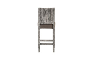 Phillips Collection Origins Handcrafted Counter Stool with Unique Woodgrain Design for Modern or Rustic Spaces Gray Stone TH96533