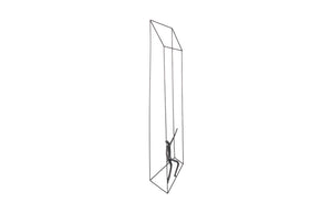 Phillips Collection Perspective Wall Art - Striking Metal Sculpture for Dynamic Modern Spaces and Kinetic Depth Rectangular, Sitting TH97097