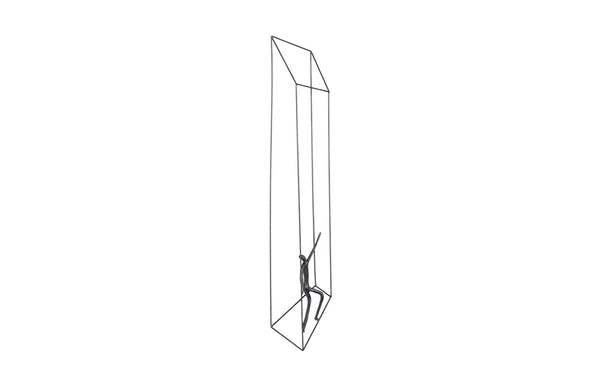 Phillips Collection Perspective Wall Art - Striking Metal Sculpture for Dynamic Modern Spaces and Kinetic Depth Rectangular, Sitting TH97097