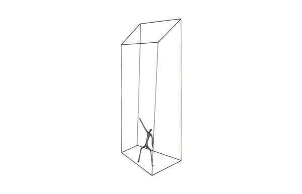 Phillips Collection Perspective Wall Art - Striking Metal Sculpture for Dynamic Modern Spaces and Kinetic Depth Rectangular, Sitting TH97097