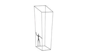 Phillips Collection Perspective Wall Art - Striking Metal Sculpture for Dynamic Modern Spaces and Kinetic Depth Rectangular, Standing Right TH97098