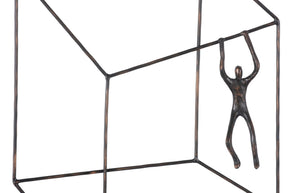 Phillips Collection Perspective Wall Art - Striking Metal Sculpture for Dynamic Modern Spaces and Kinetic Depth Square, Hanging TH97099