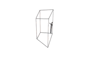 Phillips Collection Perspective Wall Art - Striking Metal Sculpture for Dynamic Modern Spaces and Kinetic Depth Square, Standing Arm Up TH97100