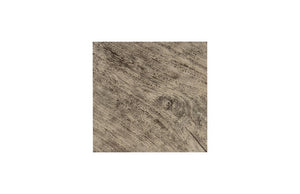 Phillips Collection Geometry Solid Wood Accent Stool with Faceted Form and Black Lacquer Natural Grain Finish TH97553