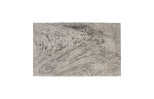 Phillips Collection Geometry Coffee Table - Stylish Modern Design with Textured Wood and Sculptural Silhouette for Living Rooms Gray Stone TH97558