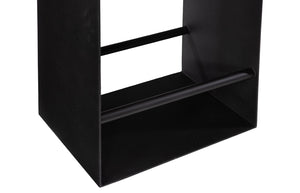Phillips Collection Iron Frame Counter Stool - Modern Organic Design with Solid Wood Seat & Sturdy Metal Frame TH97640