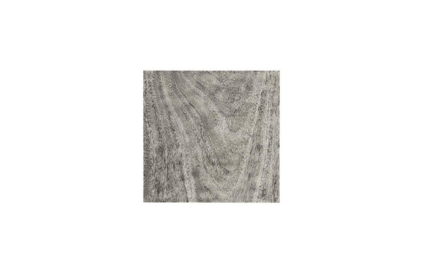 Phillips Collection Rectangular Reclaimed Chamcha Wood Pedestal Gray Stone Finish Organic Modern Plant Stand TH97656