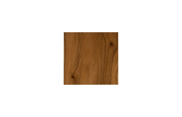 Phillips Collection Rectangular Pedestal - Handcrafted Reclaimed Chamcha Wood Accent for Modern and Rustic Interiors Small, Natural TH97659