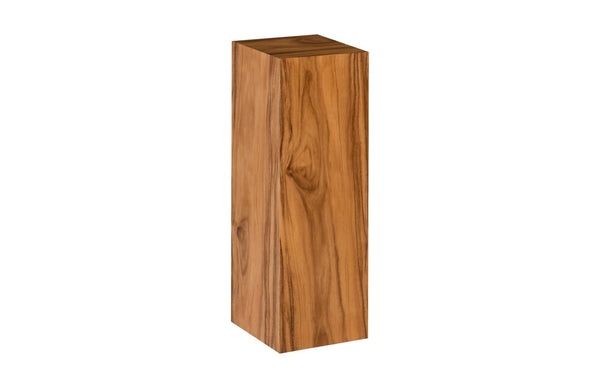 Phillips Collection Rectangular Pedestal - Handcrafted Reclaimed Chamcha Wood Accent for Modern and Rustic Interiors Large, Natural TH97661