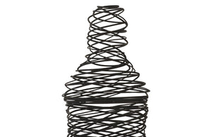 Phillips Collection Abstract Wire Figure Floor Sculpture Handcrafted Metal Standing Art for Modern Interiors TH97697