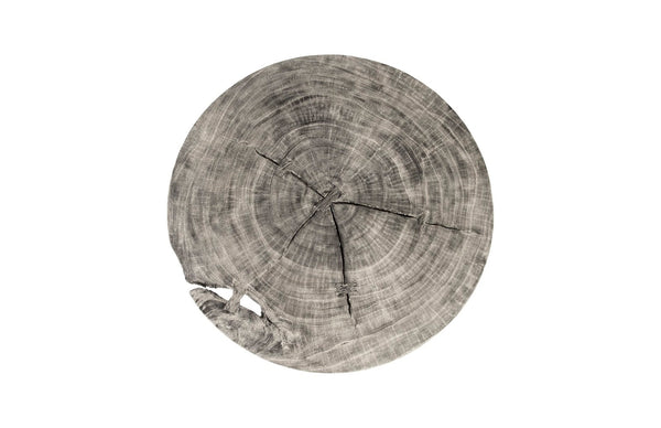 Phillips Collection Chuleta Bar Table - Reclaimed Wood Meets Modern Design on Sturdy Black Metal Base for Stylish Spaces Chamcha Wood, Gray Stone TH97701