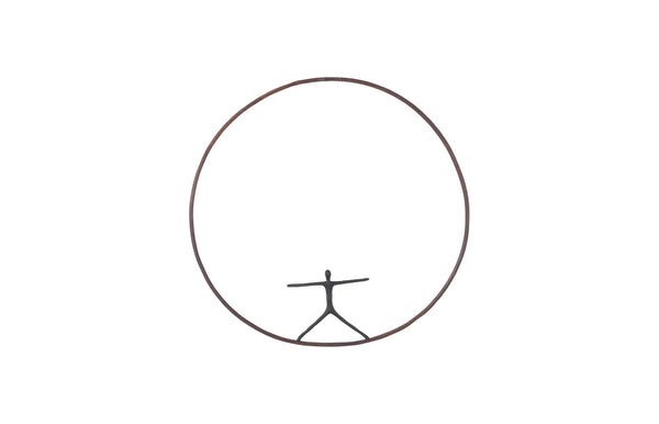 Phillips Collection Olympic Dismount Figure Sculpture - Modern Metal Wall Art For Contemporary And Farmhouse Interiors Brown,White Metal Th99502