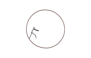 Phillips Collection Olympic Dismount Figure Sculpture - Modern Metal Wall Art For Contemporary And Farmhouse Interiors Brown,White Metal Th99504