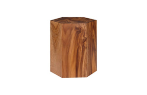 Phillips Collection Honeycomb Medium Side Table - Handcrafted Solid Wood Accent for Modern Living Spaces and Decor Chamcha Wood, LG TH99515