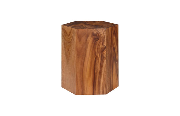 Phillips Collection Honeycomb Medium Side Table - Handcrafted Solid Wood Accent for Modern Living Spaces and Decor Chamcha Wood, LG TH99515