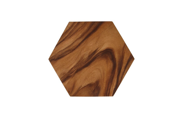 Phillips Collection Honeycomb Medium Side Table - Handcrafted Solid Wood Accent for Modern Living Spaces and Decor Chamcha Wood, SM TH99517