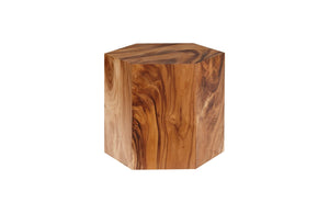 Phillips Collection Honeycomb Medium Side Table - Handcrafted Solid Wood Accent for Modern Living Spaces and Decor Chamcha Wood, SM TH99517