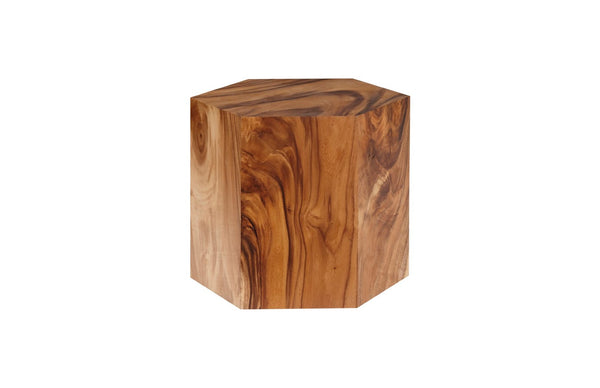 Phillips Collection Honeycomb Medium Side Table - Handcrafted Solid Wood Accent for Modern Living Spaces and Decor Chamcha Wood, SM TH99517