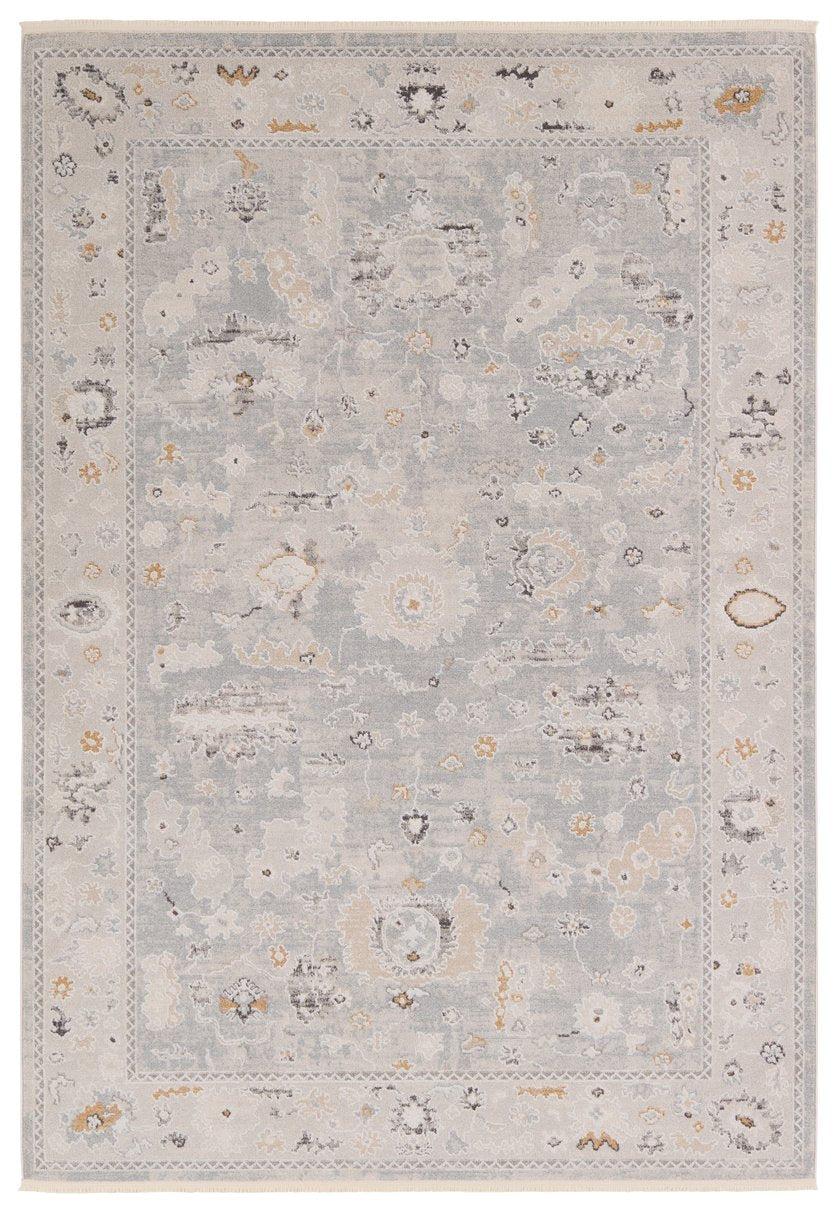Jaipur Living Thalia Ariene Tha01 Powerloomed Machinemade 85% Polyester 15% Polypropylene Vintage Oriental Indoor Rug Gray, Cream 85% Polyester 15% Polypropylene Rug158405