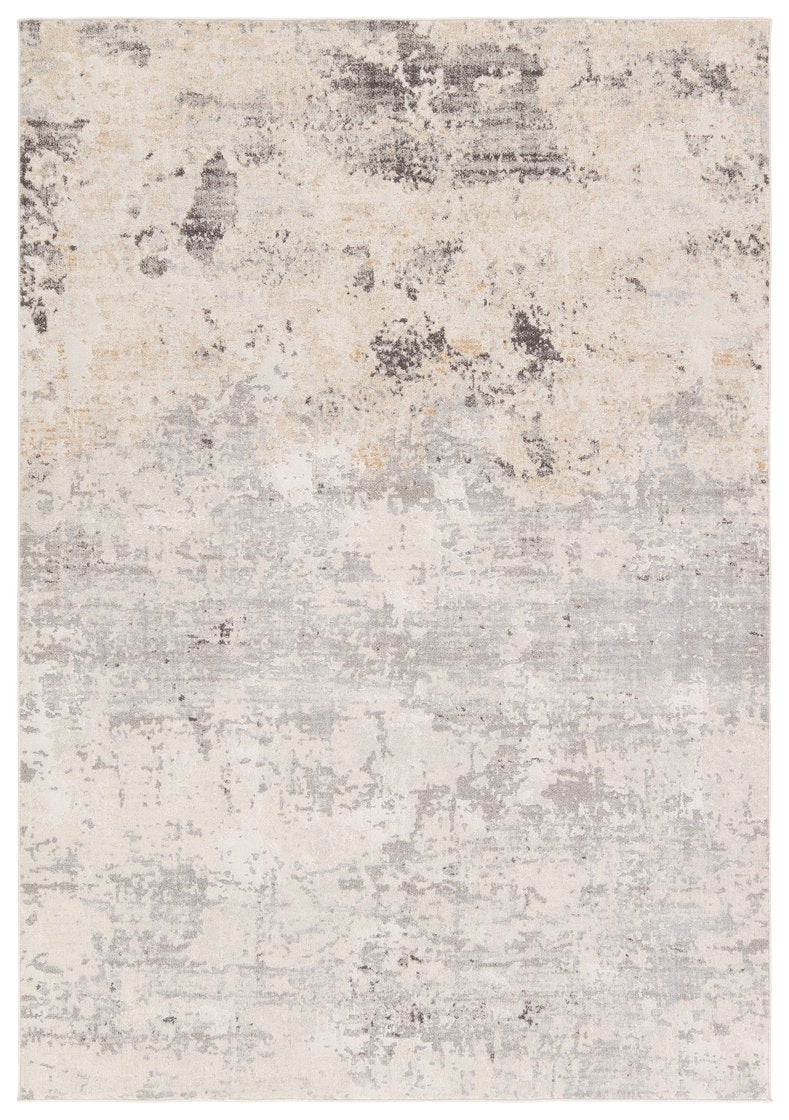 Jaipur Living Thalia Verrine Tha03 Powerloomed Machinemade 87% Polyester 13% Polypropylene Abstract Abstract Indoor Rug Gray, Cream 87% Polyester 13% Polypropylene Rug158415