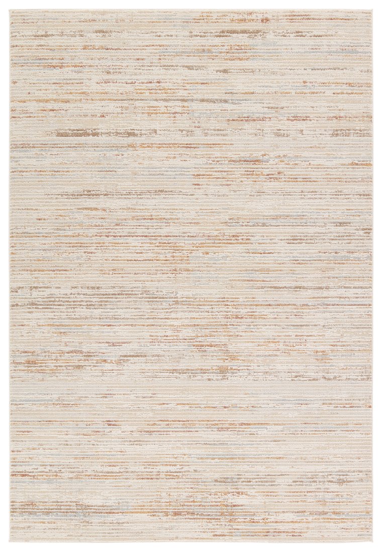 Jaipur Living Thalia Oriel Tha06 Powerloomed Machinemade 71% Polyester 29% Polypropylene Lines Stripes Indoor Rug Cream, Terracotta 71% Polyester 29% Polypropylene Rug158426