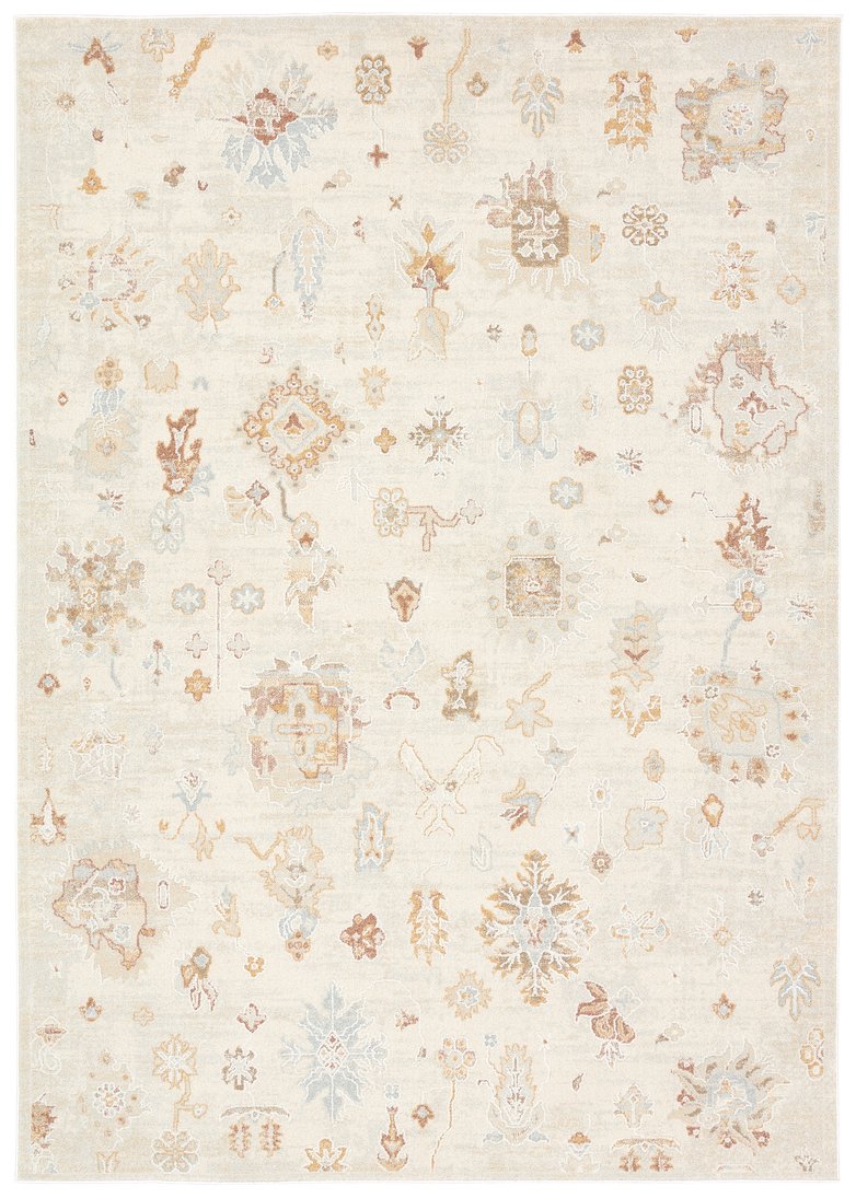 Jaipur Living Thalia Mithri Tha07 Powerloomed Machinemade 94% Polyester 6% Polypropylene Traditional Oriental Indoor Rug Ivory 94% Polyester 6% Polypropylene Rug162512