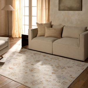 Jaipur Living Thalia Mithri Tha07 Powerloomed Machinemade 94% Polyester 6% Polypropylene Traditional Oriental Indoor Rug Ivory 94% Polyester 6% Polypropylene Rug162512