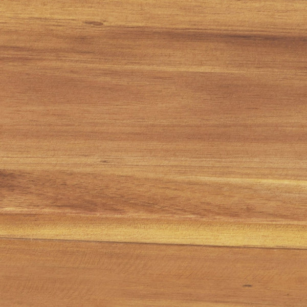 English Elm Martindale 2-Person Solid Acacia Wood Patio Dining Bench with Slatted Top & Flared Gray Legs THB-B01322-NAT-GG