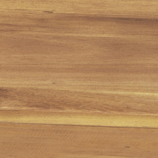 English Elm Martindale Folding Acacia Wood Bistro Chairs, Set of 2 - Stylish Indoor/Outdoor Seating with X Base Frame THB-C1244-NAT-GG