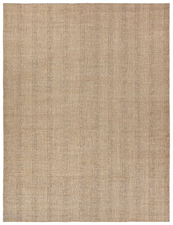 Jaipur Living Thatcher Almaz Thh01 Handwoven Handmade 80% Jute 20% Cotton Mid-century Modern Stripes Indoor Rug Tan 80% Jute 20% Cotton Rug160128