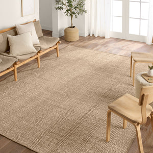 Jaipur Living Thatcher Almaz Thh01 Handwoven Handmade 80% Jute 20% Cotton Mid-century Modern Stripes Indoor Rug Tan 80% Jute 20% Cotton Rug160128