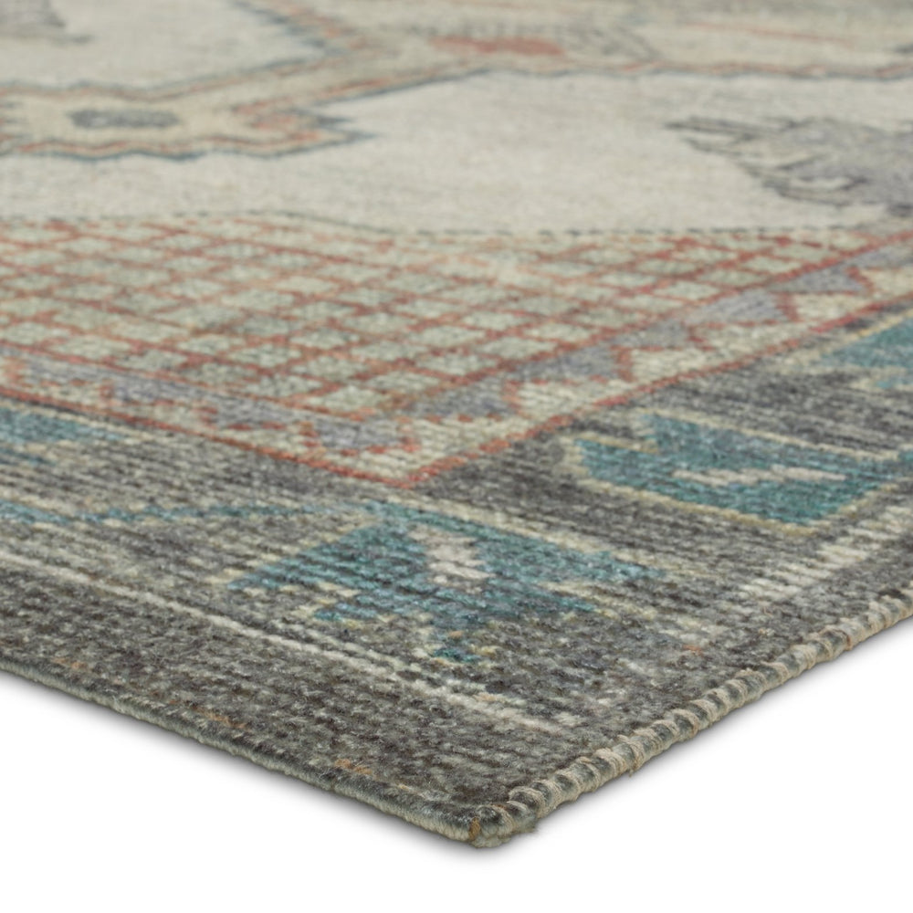 Jaipur Living Theo Palar Tho05 Handwoven Handmade 60% Pet Yarn 40% Cotton Vintage Medallion Indoor Rug Blue 60% Pet Yarn 40% Cotton Rug161263