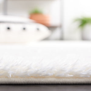 Safavieh Tahoe Shag Area Rug - Luxurious Power Loomed Comfort For Your Living Space With Elegant Design Ivory 60% Polypropylene,Jute 40% Tho651a-6