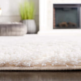 Safavieh Tahoe Shag 652 Power Loomed Shag Rug White THO652A-7SQ