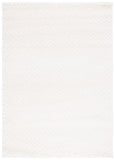 Safavieh Tahoe Shag 652 Power Loomed Shag Rug White THO652A-7SQ