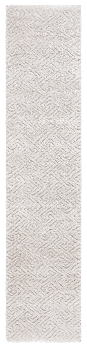 Safavieh Tahoe Luxurious Round Area Rug - Plush Power-loomed Geometric Design For Modern Elegance Ivory 60% Polypropylene,Jute 40% Tho652b-3