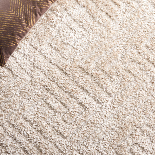 Safavieh Tahoe Shag 652 Power Loomed Polyester Shag Rug Beige THO652D-9
