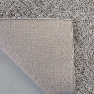 Safavieh Tahoe Luxurious Round Area Rug - Plush Power-loomed Geometric Design For Modern Elegance Grey 60% Polypropylene,Jute 40% Tho652f-7sq