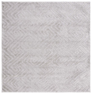 Safavieh Tahoe Luxurious Round Area Rug - Plush Power-loomed Geometric Design For Modern Elegance Grey 60% Polypropylene,Jute 40% Tho652f-7sq