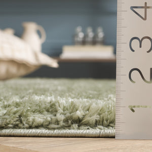 Safavieh Tahoe Luxurious Round Area Rug - Plush Power-loomed Geometric Design For Modern Elegance Sage 60% Polypropylene,Jute 40% Tho652w-10