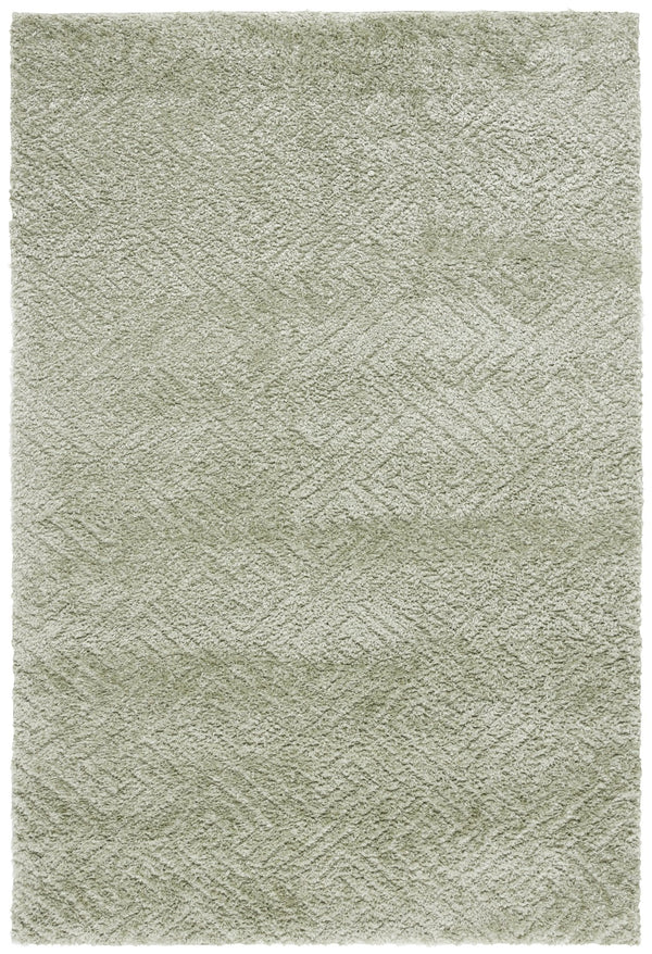 Safavieh Tahoe Luxurious Round Area Rug - Plush Power-loomed Geometric Design For Modern Elegance Sage 60% Polypropylene,Jute 40% Tho652w-10