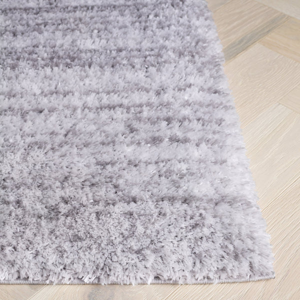 Safavieh Tahoe Shag Area Rug - Luxurious Ivory And Grey Design For Modern Living Spaces And Cozy Comfort Grey ,Dark Grey 60% Polypropylene,Jute 40% Tho653g-69