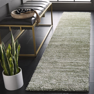 Safavieh Tahoe Shag Area Rug - Luxurious Ivory And Grey Design For Modern Living Spaces And Cozy Comfort Sage ,Ivory 60% Polypropylene,Jute 40% Tho653w-5sq