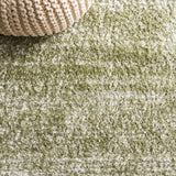 Safavieh Tahoe Shag 653 Power Loomed Shag Rug Sage / Ivory THO653W-7SQ