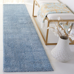 Safavieh Tahoe Shag Area Rug - Luxurious Turkish Craftsmanship, Plush Comfort, And Timeless Elegance For Any Space Blue 60% Polypropylene,Jute 40% Tho670m-3